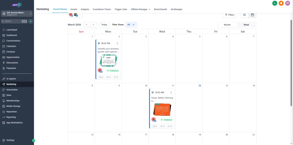 Social Media Scheduler