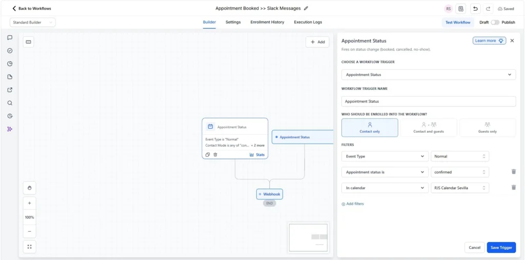 Appointment Webhook To Zapier